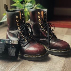 Vintage Dr. Martens - 1460 Made in England Boots - fits US Womens 6 / 6.5